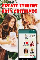 Wastickerapps อะนิเมะรักไอคอนคริสเตียน Memes โปสเตอร์