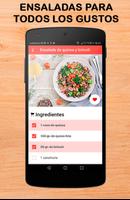 Recetas de Ensaladas Saludable captura de pantalla 1