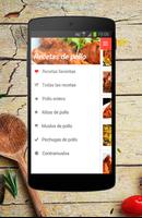 Recetas de pollo captura de pantalla 1