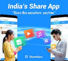 Poster ShareKaro:File Share & Manager