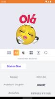 Text Smiley stickers WASticker imagem de tela 3