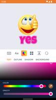 Text Smiley stickers WASticker screenshot 1