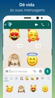 Figurinhas Emoji WAStickerApps imagem de tela 1