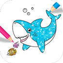 Baby Sharks Coloring Book 🦈💙 APK