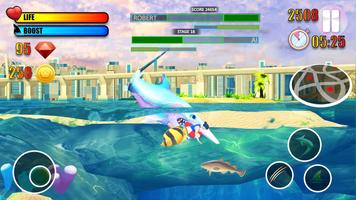 Shark Simulator Game capture d'écran 2