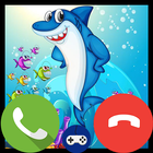 Fake Call Shark Game icône