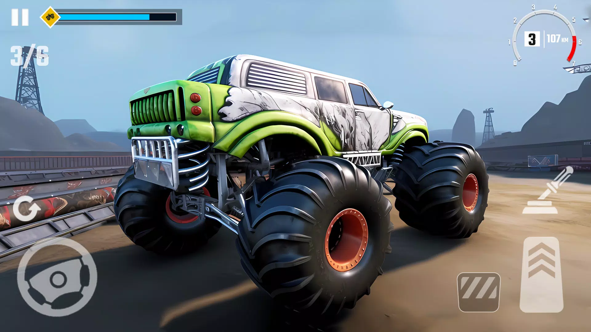 Download do APK de Monster Truck Mad Racing Game para Android