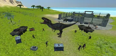 Dinosaur War in the Tropics