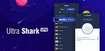 UltraShark VPN 免費代理服務器和安全VPN