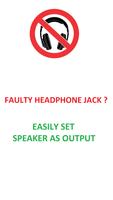 Disable Headphone poster