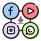 Status Saver & Video Downloader (Social Media) आइकन
