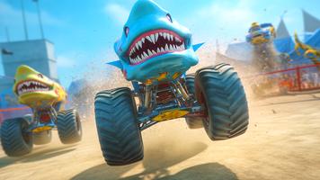 Crazy Monster Truck Stunts Poster