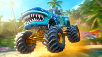 Crazy Monster Truck Stunts captura de pantalla 1