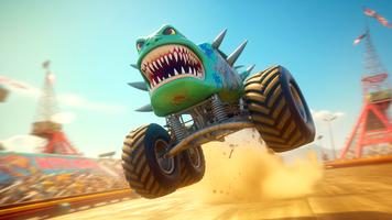 Crazy Monster Truck Stunts اسکرین شاٹ 2