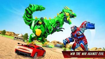 Angry Dino Robot Car Transform ảnh chụp màn hình 2