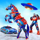 UFO Robot Horse Transform Game icono