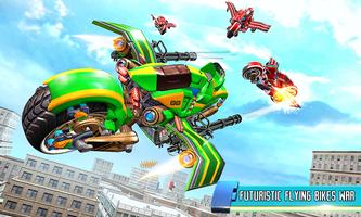 Flying Army Bus Robot Game captura de pantalla 1