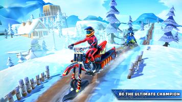 Snow Bike Race Game-Bike Game ảnh chụp màn hình 1