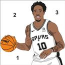 Basketball Players Live Coloring by number APK