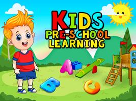 Poster Kids Preschool Online Learning - Kindergarten Game