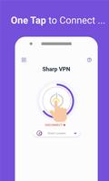 VPN Free - SharpVpn Hotspot VPN & Private Browser الملصق