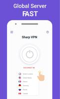 VPN Free - SharpVpn Hotspot VPN & Private Browser تصوير الشاشة 1