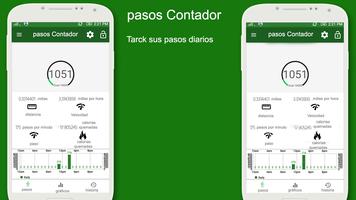 Pasos Contador - Podómetro Poster