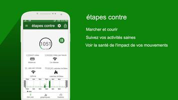 Etape de compteur - podomètre capture d'écran 1