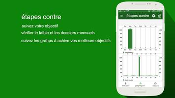 Etape de compteur - podomètre capture d'écran 2