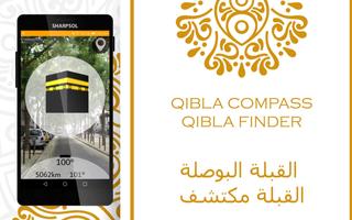 Poster Qibla Compass