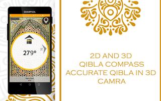 Qibla Compass اسکرین شاٹ 2