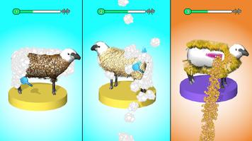 Shearing Wool Factory Plakat