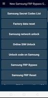 New Samsung FRP Bypass Guide Affiche