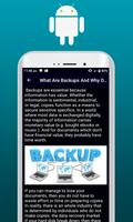 Data Backup & Restore guide free Affiche