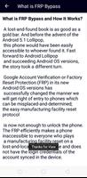 FRP Bypass Guide All phones capture d'écran 1