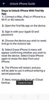 iPhone factory reset guide تصوير الشاشة 2
