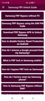 Samsung FRP Unlock Guide Affiche