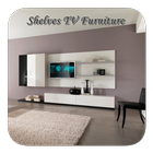 Shelves TV Furniture Interior icon