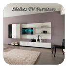 Shelves TV Furniture Interior ikona