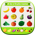 A to Z Fruits name with pictures icon