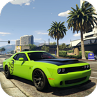 Simulator Dodge Demon Parking أيقونة