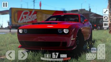 Simulator Dodge Demon Parking ポスター