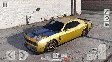 Simulator Dodge Demon Parking تصوير الشاشة 2