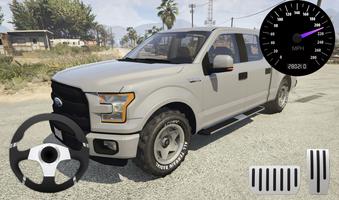 Off Road SUV Ford F150 Parking پوسٹر