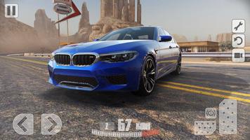 City Racer BMW M5 Parking Area الملصق