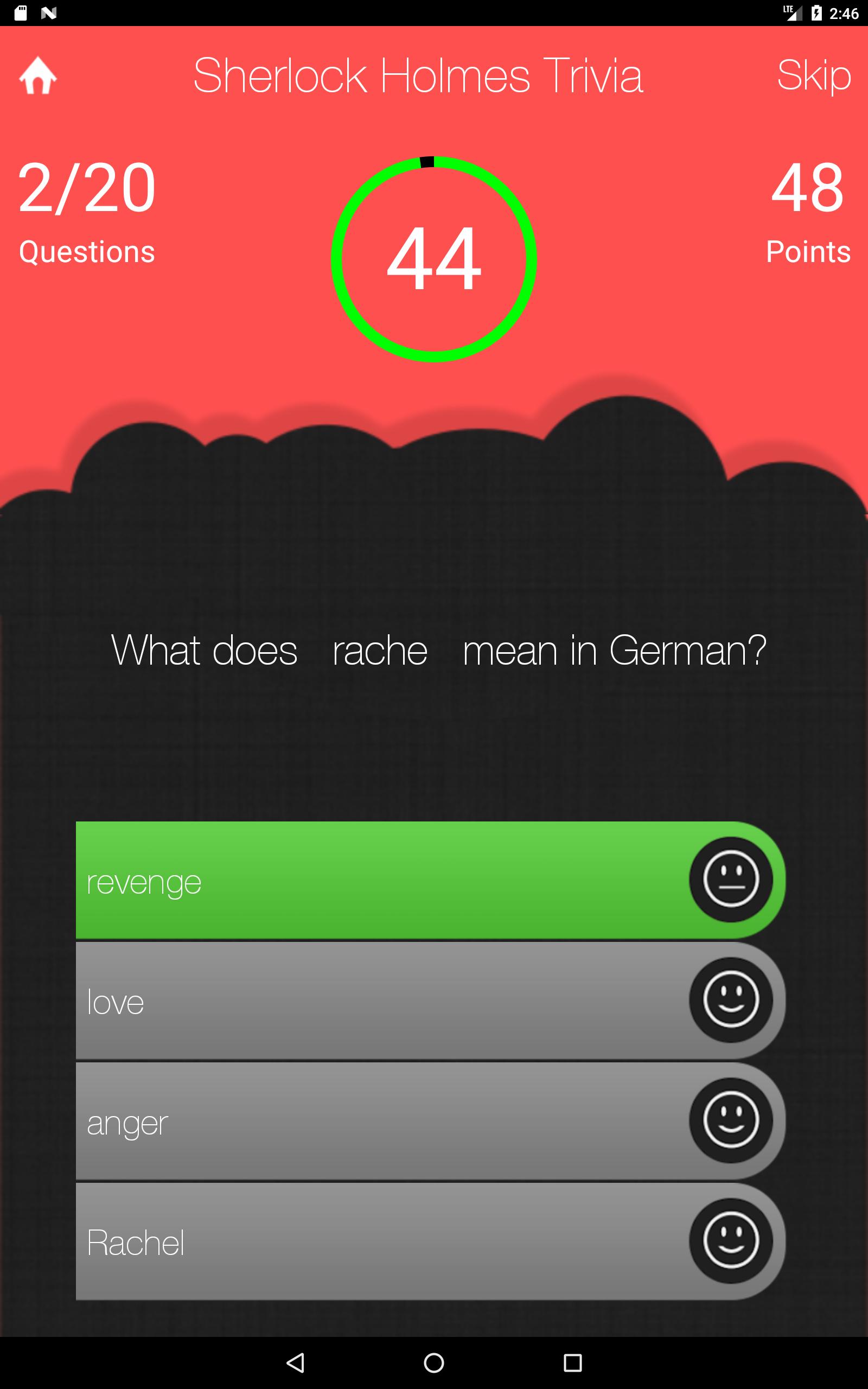 UnOfficial Sherlock Holmes Trivia Quiz Game for Android ...