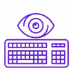Eyes Blink Morse Code Type Tex 图标