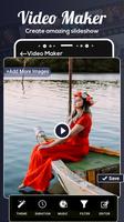 Photo video maker with music Affiche