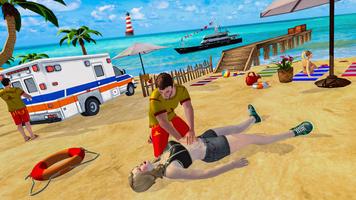 Beach Rescue Coast Lifeguard Rescue Duty स्क्रीनशॉट 1