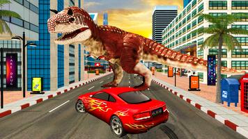 3 Schermata Deadly Dino Survival: Angry Dinosaur City Attack
